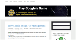Desktop Screenshot of playgooglesgame.com
